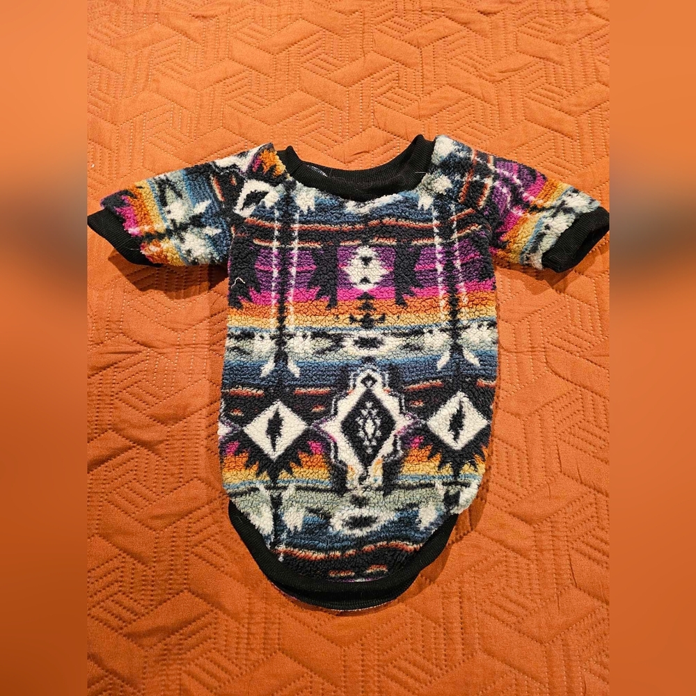 Boho Tribal Dog Sweater See Pics For Measurements